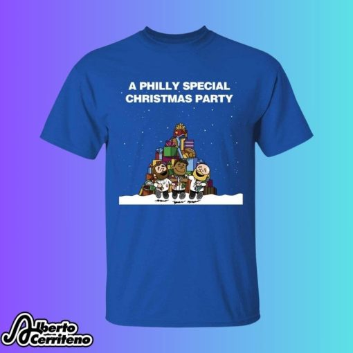 Jason Kelce Lane Johnson Jordan Mailata A Philly Special Christmas Party Shirt