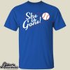 Los Angeles Baseball She Is Gone Shirt