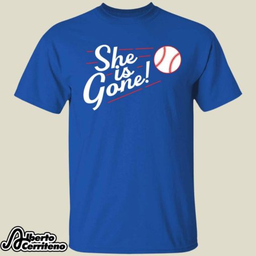 Los Angeles Baseball She Is Gone Shirt