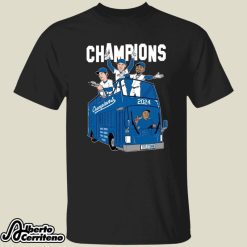 Los Angeles Dodgers 2024 Champions Bus Shirt