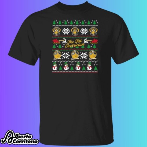 The Fat Electrician Christmas Shirt