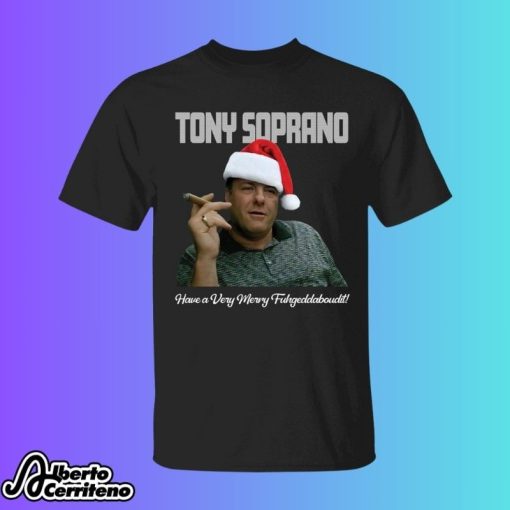 Tony Soprano Have A Very Merry Fuhgeddaboudit Shirt