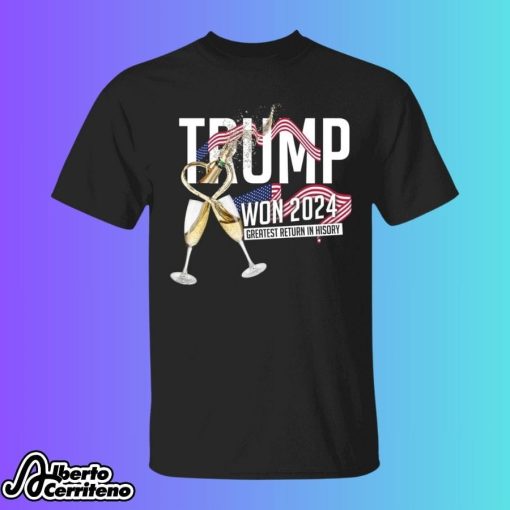 Trump Won 2024 Greatest Return In History Shirt