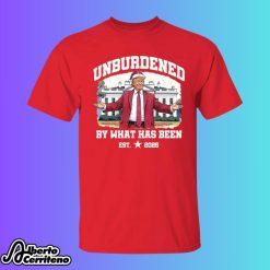 Unburdened By What Has Been Trump Christmas Est 2025 Shirt