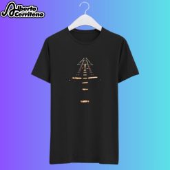 Aviation Runway Light Christmas Tree Shirt