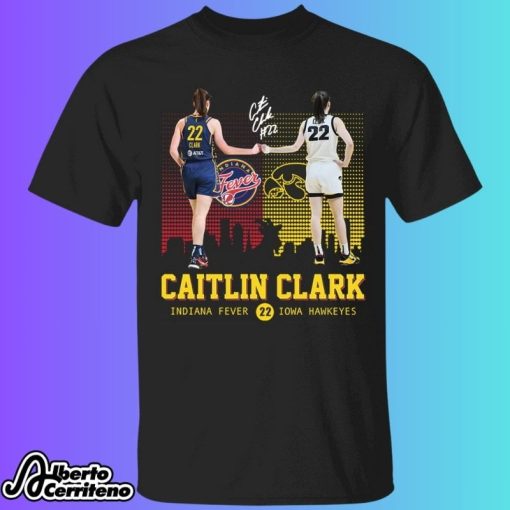 Caitlin Clark Indiana Fever 22 Iowa Hawkeyes Shirt