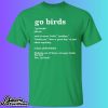 Go Birds Definition Philadelphia Eagles Shirt