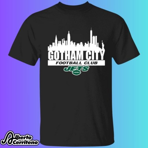 Robert Saleh Wears Gotham City Football Club New York Jets Shirt