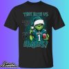 Santa Grinch They Hate Us Because They Ain't Us Eagles Shirt