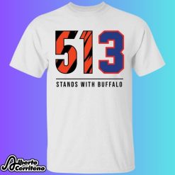 Damar Hamlin 513 Stands With Buffalo Shirt