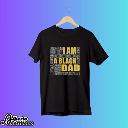 I Am A Black Dad Blessed Kind Protective Shirt