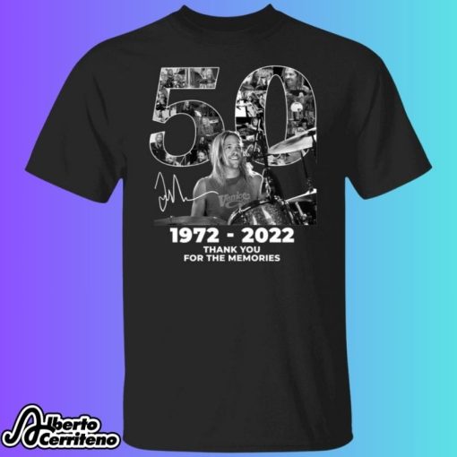 Taylor Hawkins 1972 2022 Thank You For The Memories Shirt