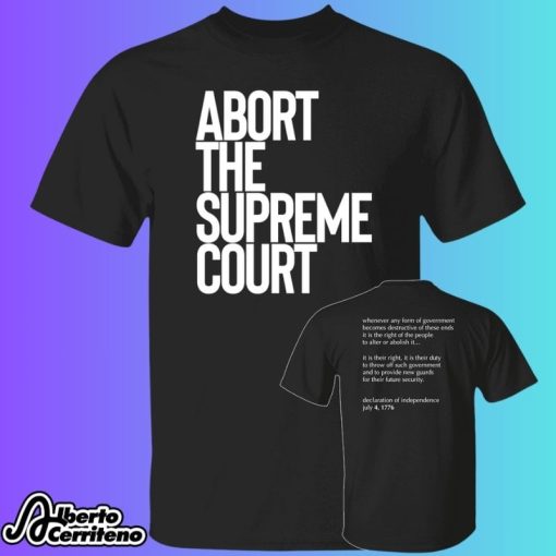 Vintage 1990 Abort The Supreme Court Shirt