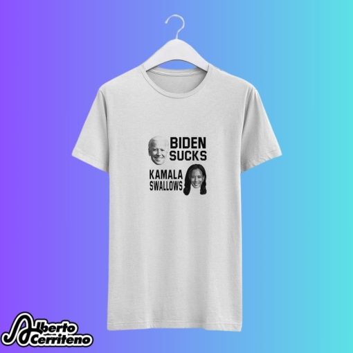 Biden Sucks Kamala Swallow Fuck Joe And The Hoe Shirt