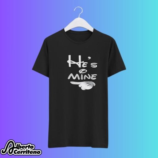 He’s Mine She’s Mine Matching Couple Shirt