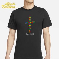 Brick Science John 3:16 (Cross) Shirt