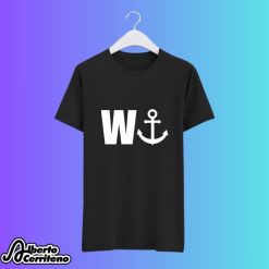 Funny W Anchor Wanker Humor Shirt