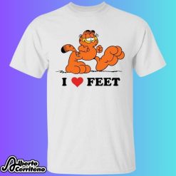 Garfield I Love Feet Shirt