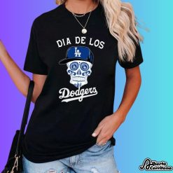 Dia De Los Los Angeles Dodgers Sugar Skull Shirt