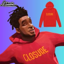 Entergalactic Jabari Closure Red Hoodie