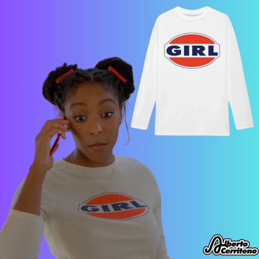 Shrinking Gaby Girl Long Sleeve Shirt