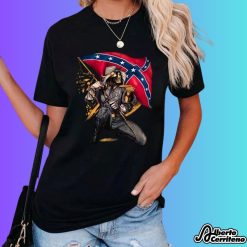 Skull Redneck Confederate Flag Shirt
