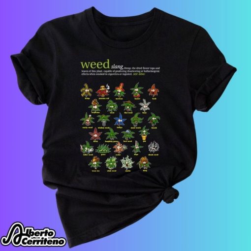 Weed Slang Definition Various Species Shirt