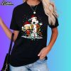 Calvin and Hobbes With Lights Christmas Ornament Shirt