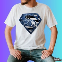 Dallas Cowboys And New York Yankees Superman Shirt