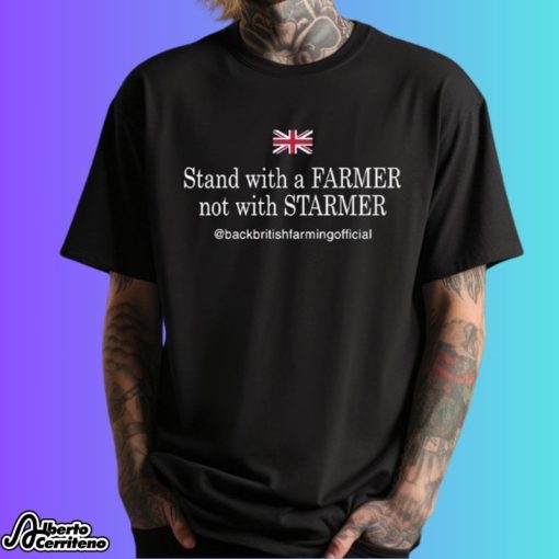 Darren Grimes Stand With A Farmer Not With Starmer Shirt