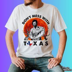 Don’t Mess with Texas Vintage Texas Chainsaw Sunset Shirt