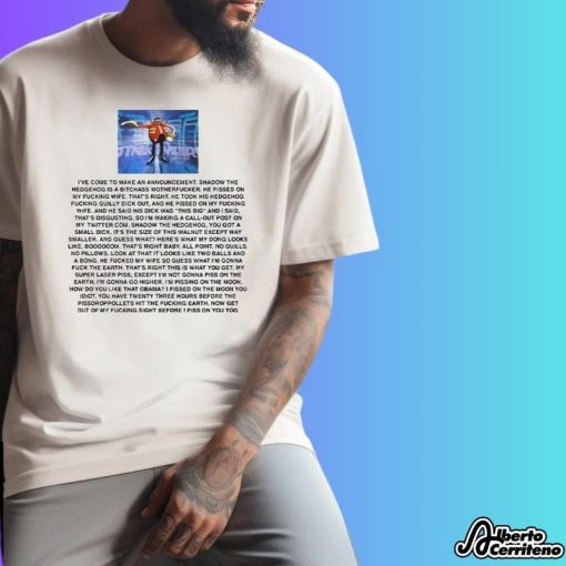Dr Eggman Shadow The Hedgehog Is A Bitchass Motherfucker Shirt