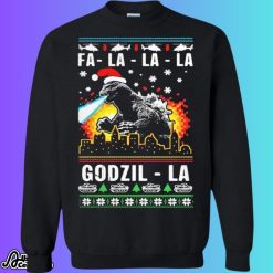 Fa La La La Godzilla Christmas Sweatshirt