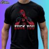 Fuck You Love You Deadpool Sign Heart Shirt
