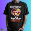 Heart Real Women Love Football Smart Women Love The Redskins Shirt