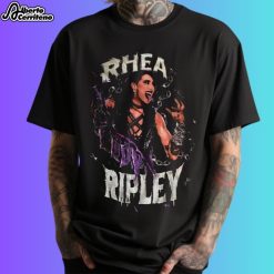 Rhea Ripley Bloody Wrestling Shirt