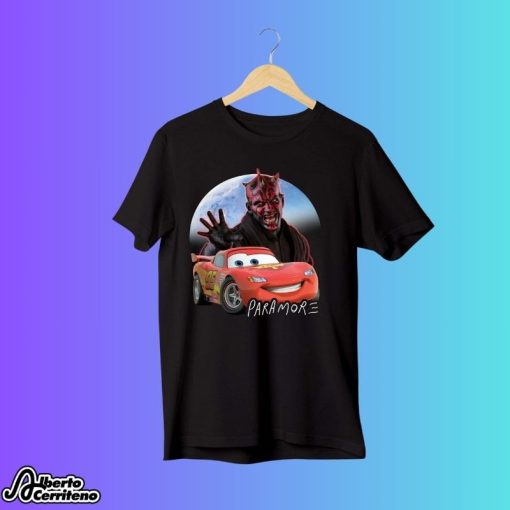 Star Wars Darth Maul Lightning McQueen Paramore Shirt
