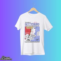 The Battle Of Gettysburg Never Fight Uphill Me Boys Shirt