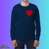 The Real Housewives of Orange County Gina Kirschenheiter Red Heart Sweatshirt