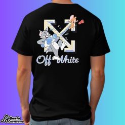 Tom And Jerry Off White Shirt