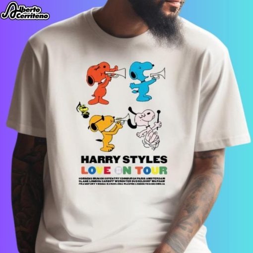 Harry Styles Love On Tour Snoopy Shirt