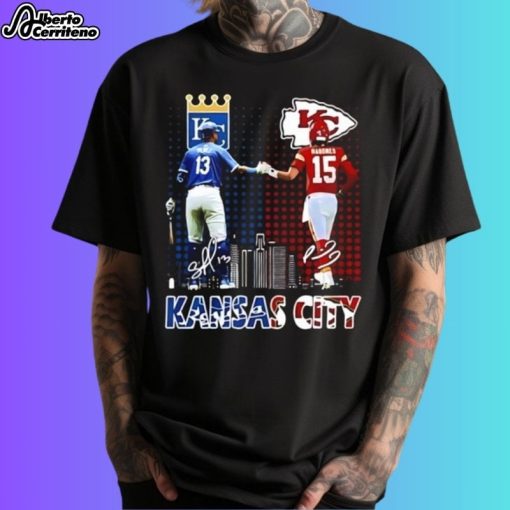 Kansas City Royals X Kansas City Chiefs Skyline Shirt