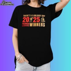 Liverpool Premier League Winners There’s A Golden Sky 2025 Shirt