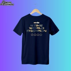 Max Verstappen 4 Time World Champion T-Shirt