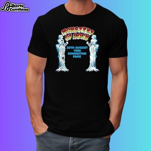 Monsters of Rock August 20th 1988 Donington Park Event Shirt