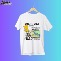 Bart Simpson War In The Gulf 1991 Operation Desert Storm Shirt