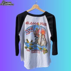 Iron Maiden March 31 1985 Neil Blaisdell Center Honolulu Hawaii Event Shirt