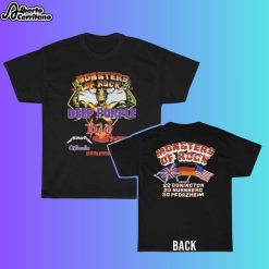 Monsters of Rock 1987 Deep Purple, DIO, Metallica, Ratt, Cinderella, Helloween & Pretty Maids Event Shirt