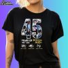 45 Years Of Depeche Mode 1980-2025 Signature Shirt