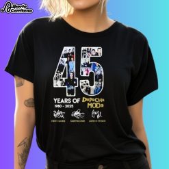 45 Years Of Depeche Mode 1980-2025 Signature Shirt